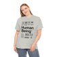 [Human Being] Between the Lines Heavy Cotton T-Shirt