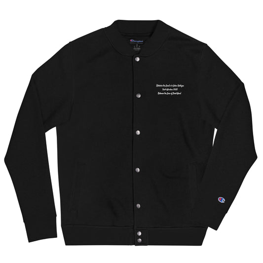 [Between the Lines] x Champion Embroidered Bomber Jacket