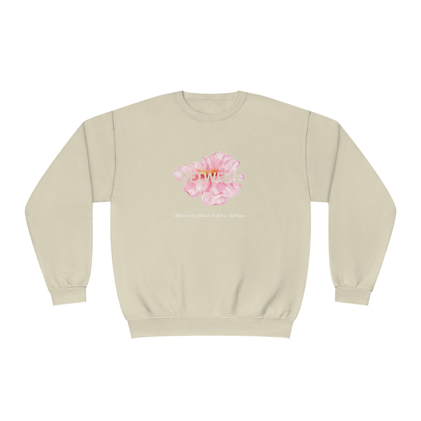 "[Flowers]" Between the Lines Crewneck Sweatshirt