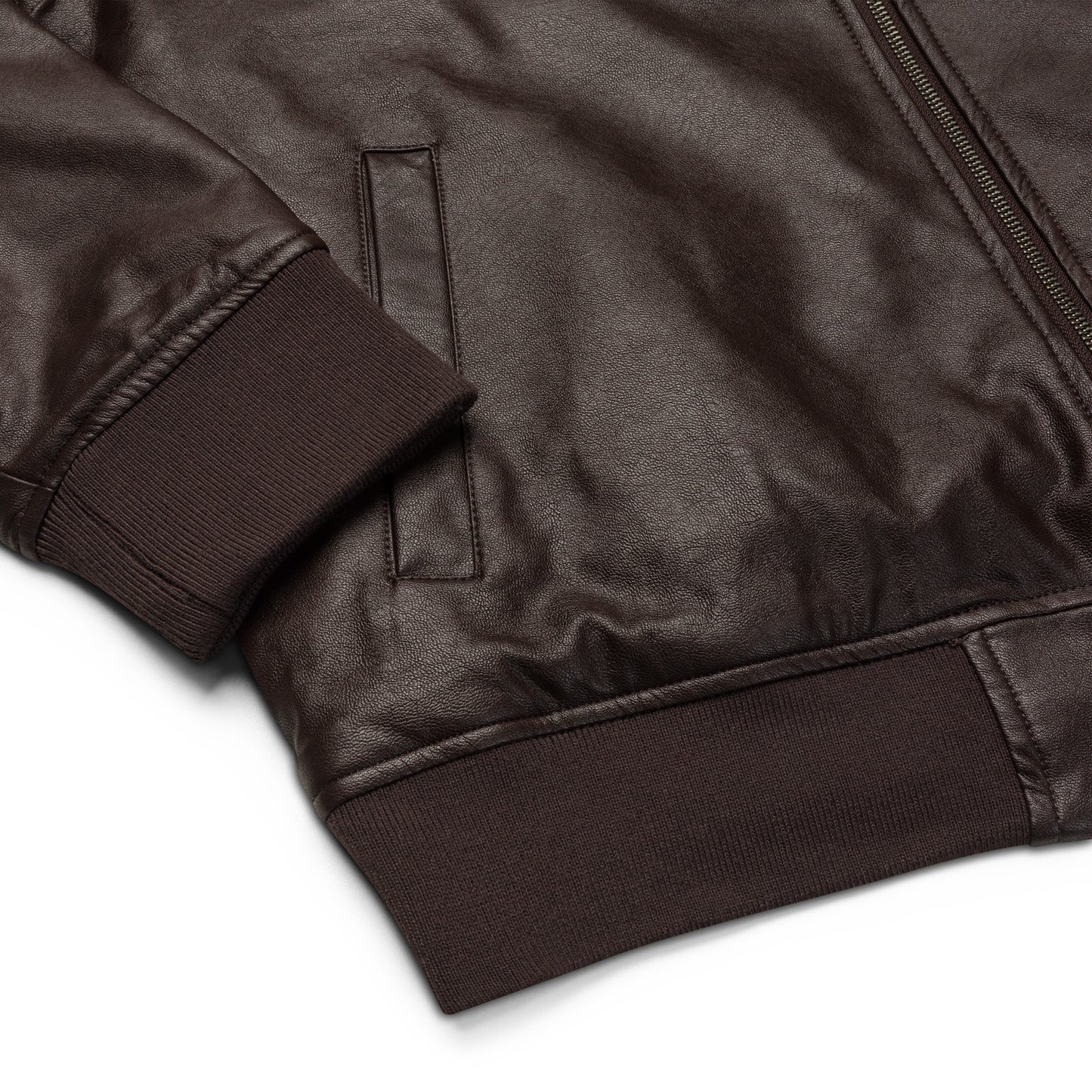 [Between the Lines] Leather Bomber Jacket